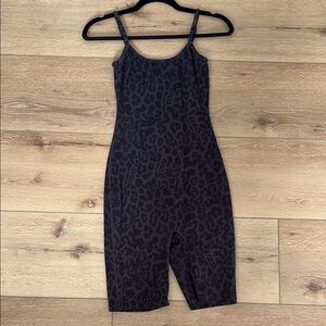 Leopard Print Sleeveless Jumpsuit